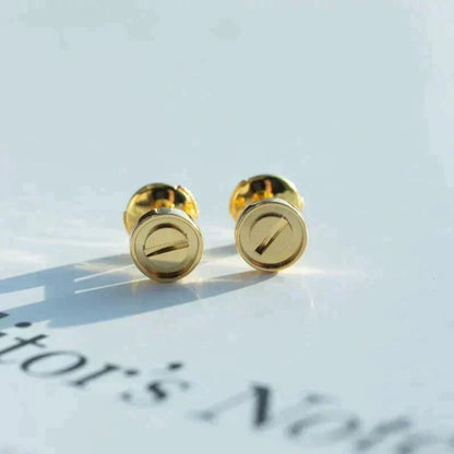 [Renovia Jewelry]LOVE EARRINGS GOLD 10MM