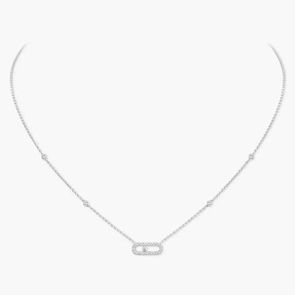 [Renovia Jewelry]Diamond Necklace Move Uno