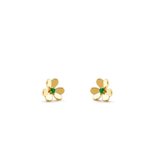 [Renovia Jewelry]FRIVOLE  FLOWER MALACHITE EARRINGS